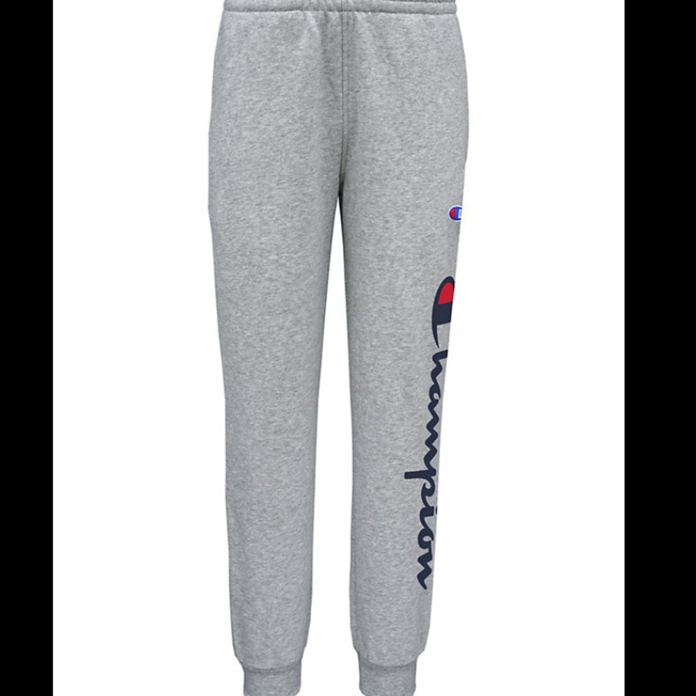 Champion Big Boys Script Fleece Jogger Size XL EUC
